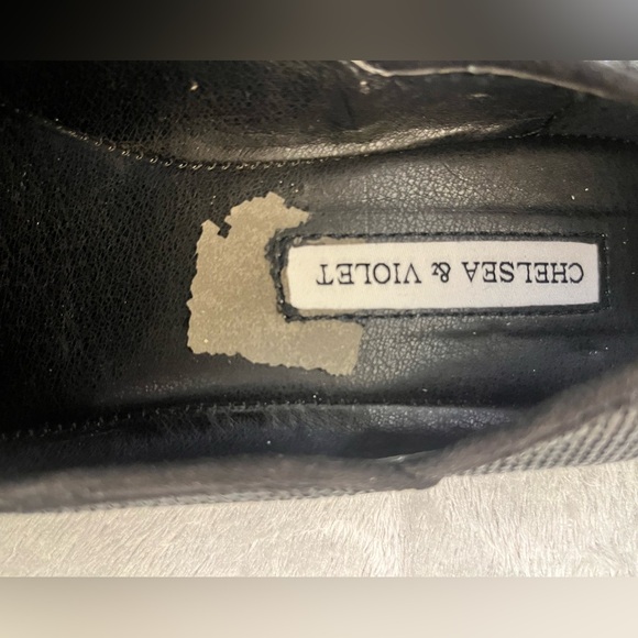 Chelsea & Violet Black Rhinestone Loafers (Size 7.5) – Excellent Condition 🖤🤍 - Picture 7 of 7